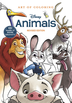 Paperback Art of Coloring: Disney Animals Book