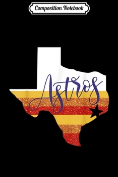 Paperback Composition Notebook: Astros-baseball Journal/Notebook Blank Lined Ruled 6x9 100 Pages Book