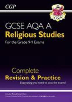Paperback New Grade 9-1 GCSE Religious Studies: AQA A Complete Revision & Practice with Online Edition (CGP GCSE RS 9-1 Revision) Book