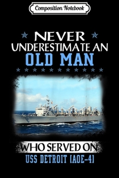 Composition Notebook: USS Detroit AOE-4  Journal/Notebook Blank Lined Ruled 6x9 100 Pages