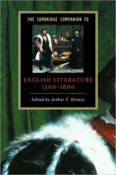 Hardcover The Cambridge Companion to English Literature, 1500 1600 Book