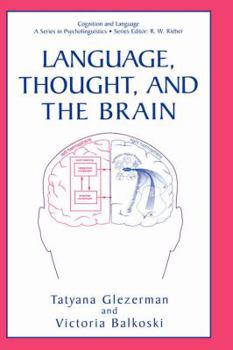 Hardcover Language, Thought, and the Brain Book