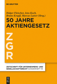 Hardcover 50 Jahre Aktiengesetz [German] Book