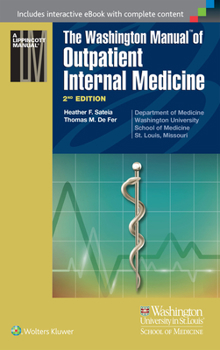 Paperback The Washington Manual of Outpatient Internal Medicine Book