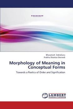 Paperback Morphology of Meaning in Conceptual Forms Book