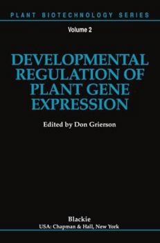 Paperback Developmental Regulation of Plant Gene Expression Book