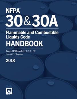 Hardcover NFPA 30 and NFPA 30A: Flammable and Combustible Liquids Code Handbook, 2018 Edition Book