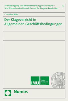 Paperback Der Klageverzicht in Allgemeinen Geschaftsbedingungen [German] Book