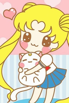 Journal: Sailor Moon Soft Glossy Cover Journal Lined Pages Book 6 x 9 Inches 110 Pages