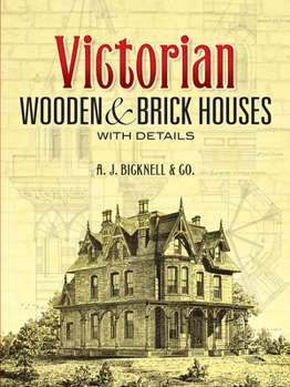 Paperback Victorian Wooden and Brick Houses with Details Book
