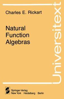 Paperback Natural Function Algebras Book