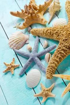 Paperback Seashells and Starfish Coastal Chic Journal: 150 Page Lined Notebook/Diary Book