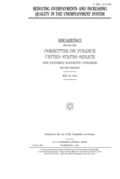 Reducing overpayments and increasing quality in the unemployment system