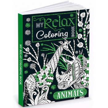Paperback My Relax coloring Book Animals Book