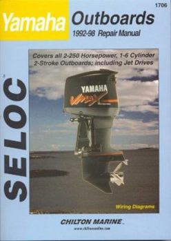 Paperback Yamaha Outboards, All Engines 1992-98 Book