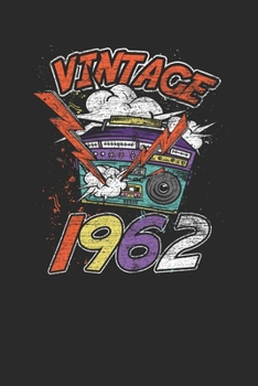 Vintage 1962: Graph Paper Notebook – Birthday Gift or Anniversary Gift Idea