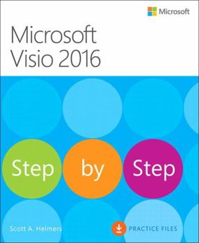 Paperback Microsoft VISIO 2016 Step by Step Book