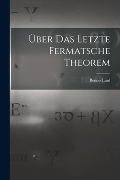 Paperback Über Das Letzte Fermatsche Theorem [German] Book