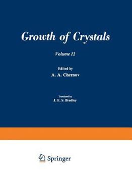 Paperback Рост Кристаллоь / Rost Kristallov / Growth of Crystals: Volume 12 Book