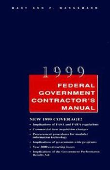 Paperback Federal Government Contractor's Manual [With 1] Book