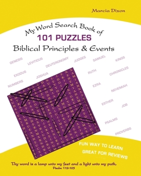 Paperback My Word Search Book of Biblical Principles and Events Book