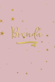Paperback Brenda: Personalized Journal to Write In - Rose Gold Line Journal Book