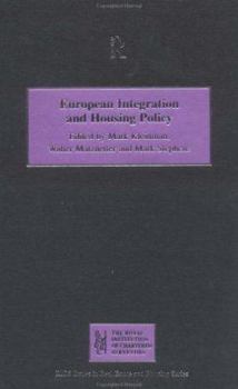 Paperback European Integration and Housing Policy Book