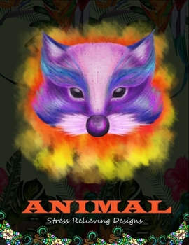Paperback Animal stress relieving designs: An Adult Coloring Book with Elephants, Owls, Horses, Cats, and Many More! Book
