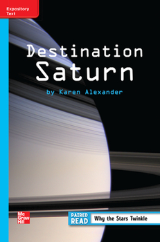 Spiral-bound Reading Wonders Leveled Reader Destination Saturn: On-Level Unit 3 Week 3 Grade 3 Book