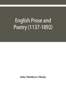 Paperback English prose and poetry (1137-1892) Book