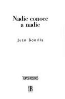 Nadie conoce a nadie