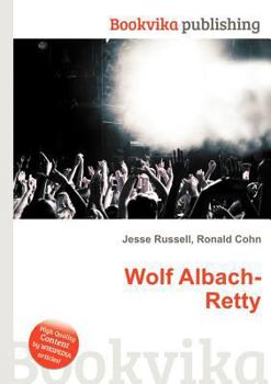 Paperback Wolf Albach-Retty Book