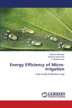 Paperback Energy Efficiency of Micro-Irrigation Book