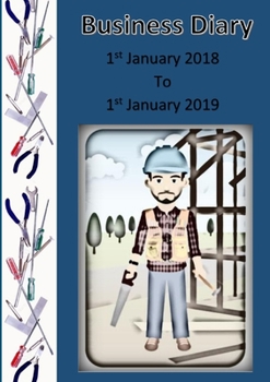 Paperback Builders Diary January 2018-2019 Book