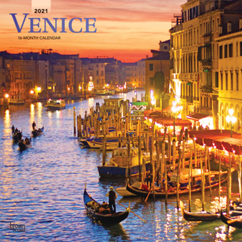 Calendar Venice 2021 Square Foil Book