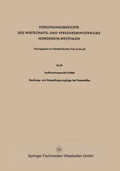 Paperback Quellungs- Und Entquellungsvorgänge Bei Faserstoffen [German] Book