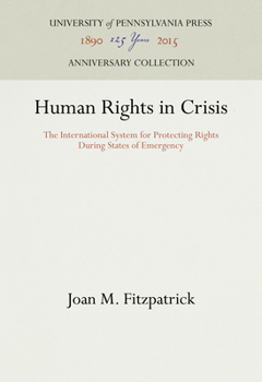 Hardcover Human Rights in Crisis Book