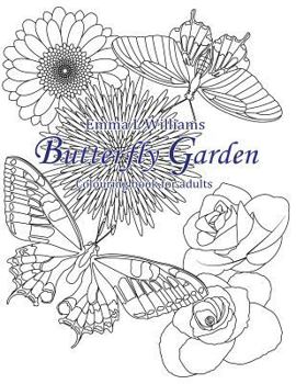 Paperback Butterfly Garden: Colouring book for adults Book