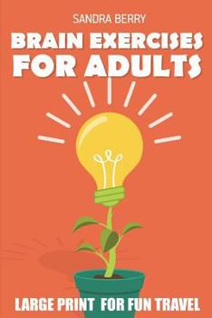 Paperback Brain Exercises For Adults: Hashiwokakero Puzzles - Large Print For Fun Travel Book