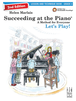 Paperback Succeeding at the Piano, Lesson and Technique Book - Grade 3 Book