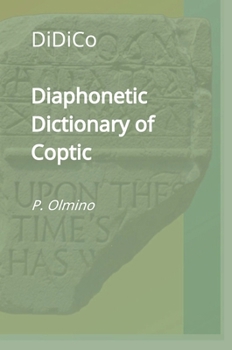 Hardcover Diaphonetic Dictionary of Coptic Book