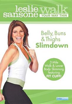 DVD Leslie Sansone: Walk Your Way Thin - Belly, Buns & Thighs Slimdown Book