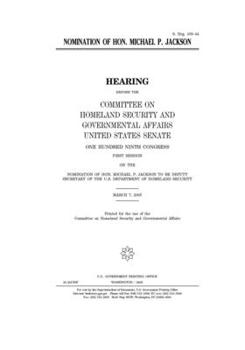 Nomination of Hon. Michael P. Jackson