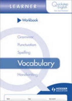 Paperback Quickstep English Workbook Vocabulary Learner Stage Book