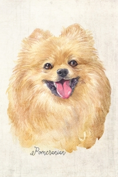 Paperback Pomeranian Dog Portrait Notebook: Blank Dot Grid Journal for Dog Lovers, Dog Mom, Dog Dad and Pet Owners - 6x9 - 5MM Dot Grid Pages Book