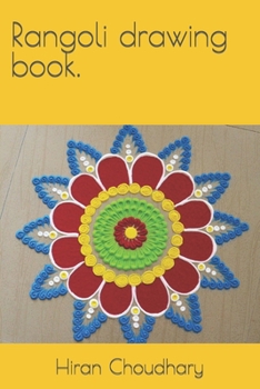 Paperback Rangoli drawing book. Book