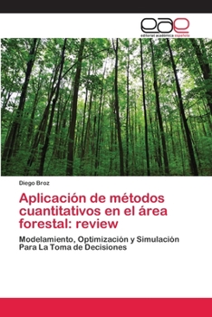 Paperback Aplicación de métodos cuantitativos en el área forestal: review [Spanish] Book