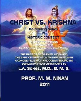 Paperback Christ vs. Krishna: A Re-Reading of Sakes Book
