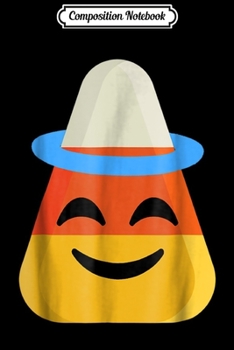 Composition Notebook: Candy Corn Emoji Angel Halo Halloween Gif Journal/Notebook Blank Lined Ruled 6x9 100 Pages