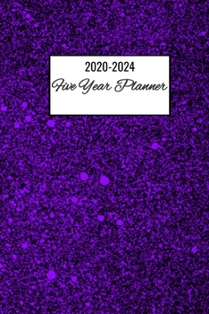 Paperback 2020-2024 Five Year Planner: 2020-2024 Five Year Planning Logbook Document Your Monthly Plans And Goals 60 Pages 6x9 - Five Year Calendar Planner Book